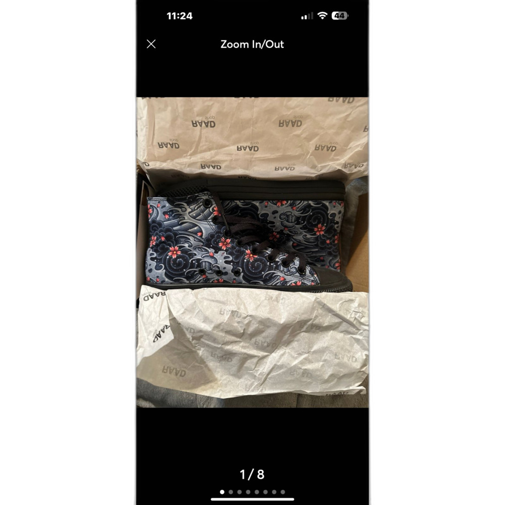 BRAND NEW NEVER WORN RAAD SHOP SHOES IN BOX!! SIZE US 7.5M / US 9W!